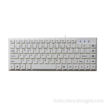 83-key Plastic Chocolate Keyboard, Stainless Steel Bottom